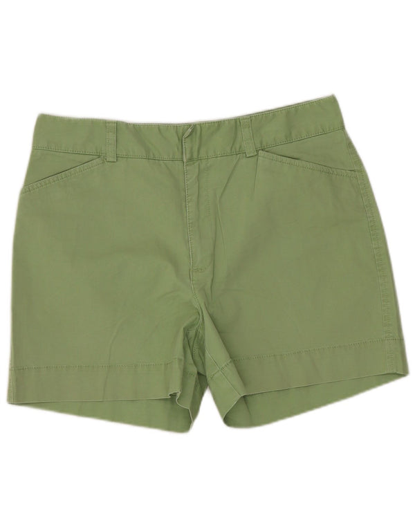 Damskie spodenki chino EDDIE BAUER Mercer Fit US 4 Small W28, zielona bawełna