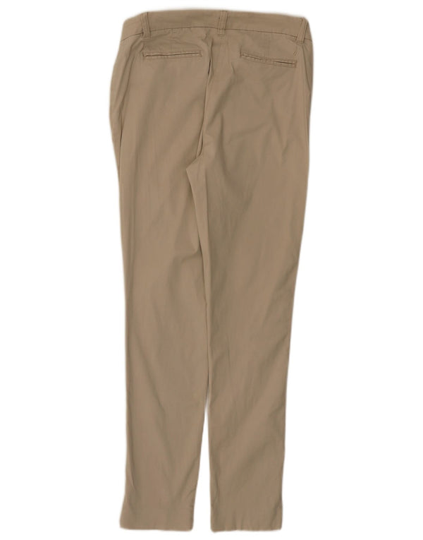 Damskie zwężane spodnie Chino Nautica UK 4 XS W28 L28 Beżowa bawełna