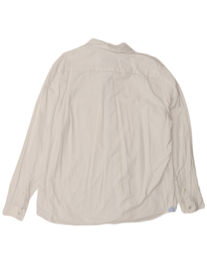 Koszula męska Lacoste o regularnym kroju, rozmiar 44 XL, biała, bawełniana