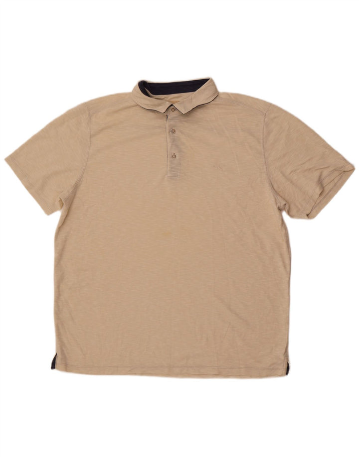 Męska koszulka polo Tommy Bahama XL w kolorze złamanej bieli Modal
