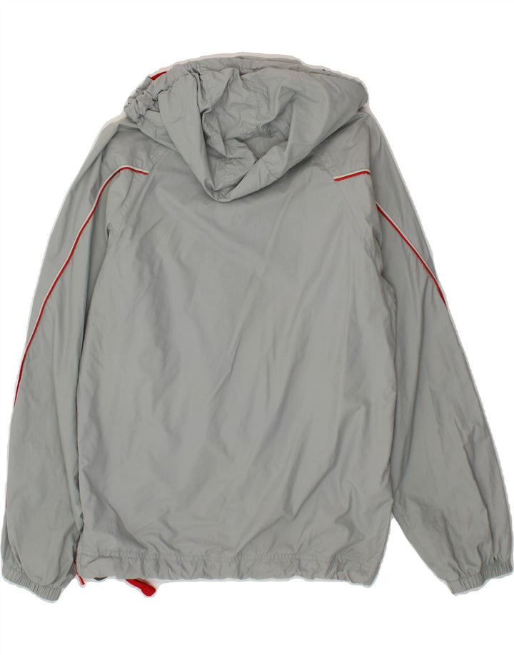 CHAMPION Mens Muscle Hooded Rain Jacket UK 36 Small Blue Polyester Vintage Champion and Second-Hand Champion from Messina Hembry 