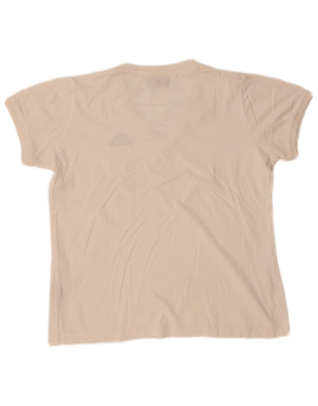 T-shirt damski Kappa Top UK 16, duży, biały, bawełniany