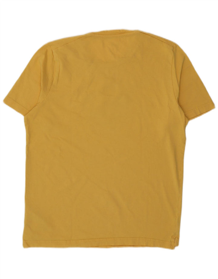 Męski T-shirt Puma z grafiką, duży, żółty, bawełniany