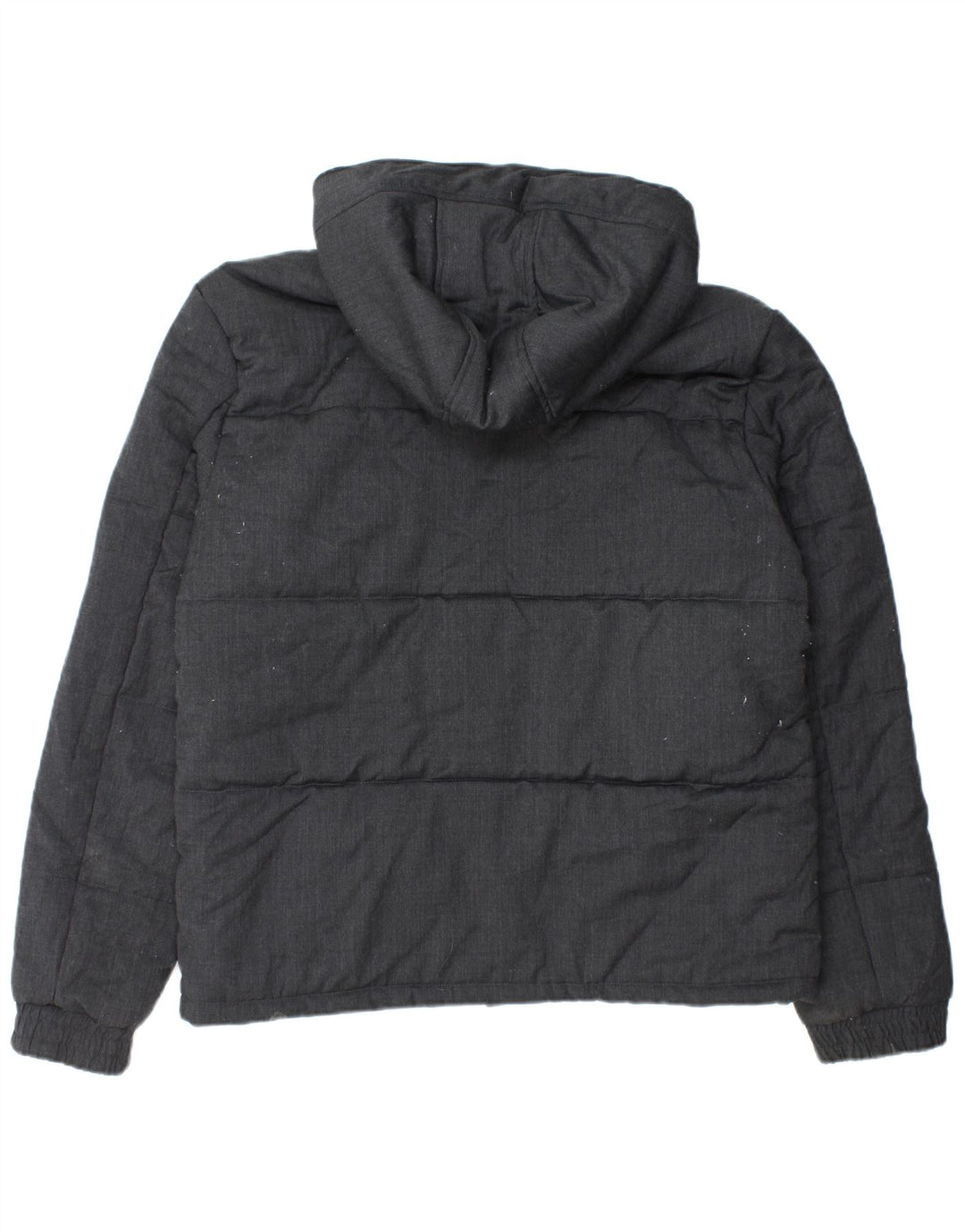 Męska ocieplana kurtka z kapturem French Connection UK 42 XL, czarna wełna