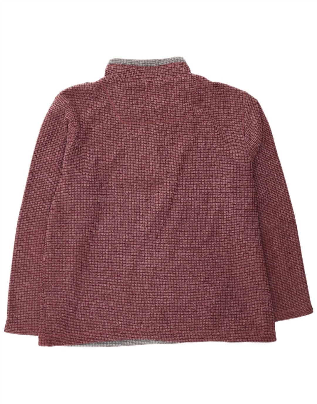 Męski sweter z zamkiem błyskawicznym Weird Fish, 2XL, bordowy poliester