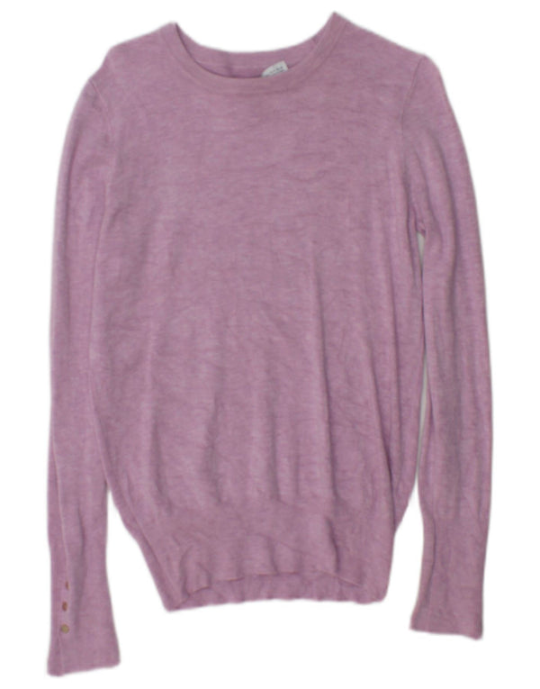 Sweter damski Zara z dekoltem w łódkę UK 10, mały, różowy