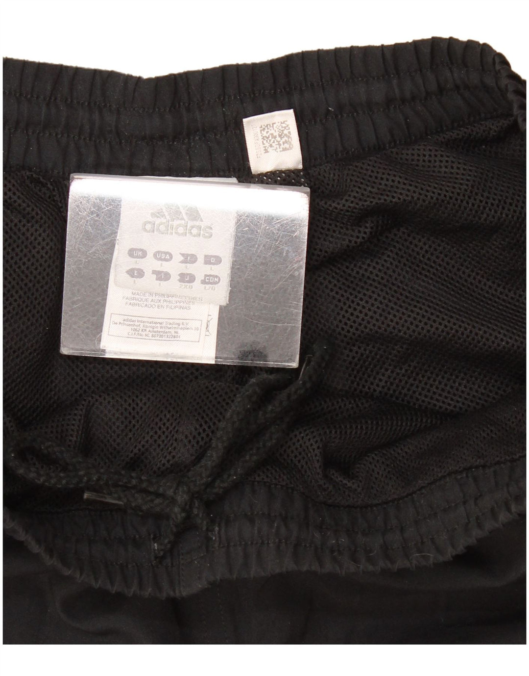 Adidas Męskie spodnie dresowe Joggery, duże, czarne, poliestrowe