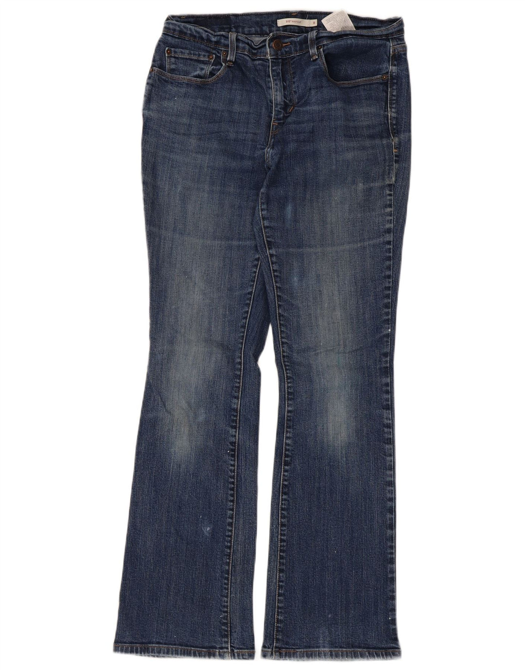Damskie jeansy Levi's 515 Bootcut US 8 Medium W30 L29 Niebieska bawełna