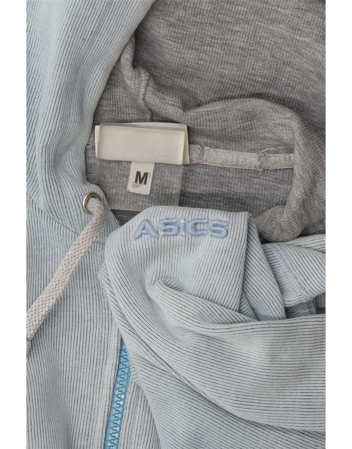 Damski sweter z kapturem i zamkiem Asics UK 14, średni niebieski