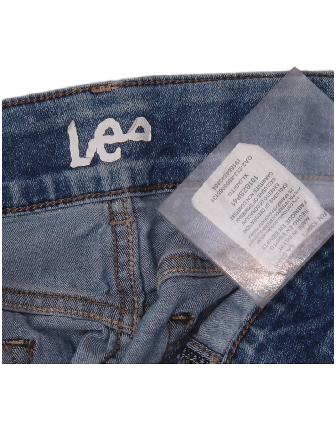 Damskie jeansy Skinny LEE XL W38 L27 Niebieskie, bawełniane
