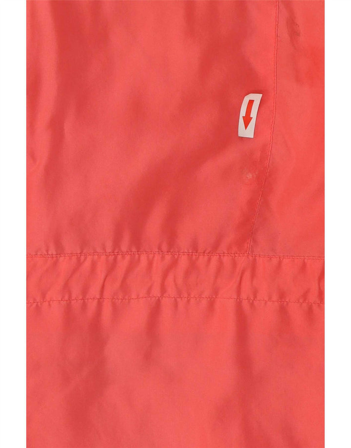 Damska kurtka wiatrówka Vintage UK 18 XL Różowy jedwab