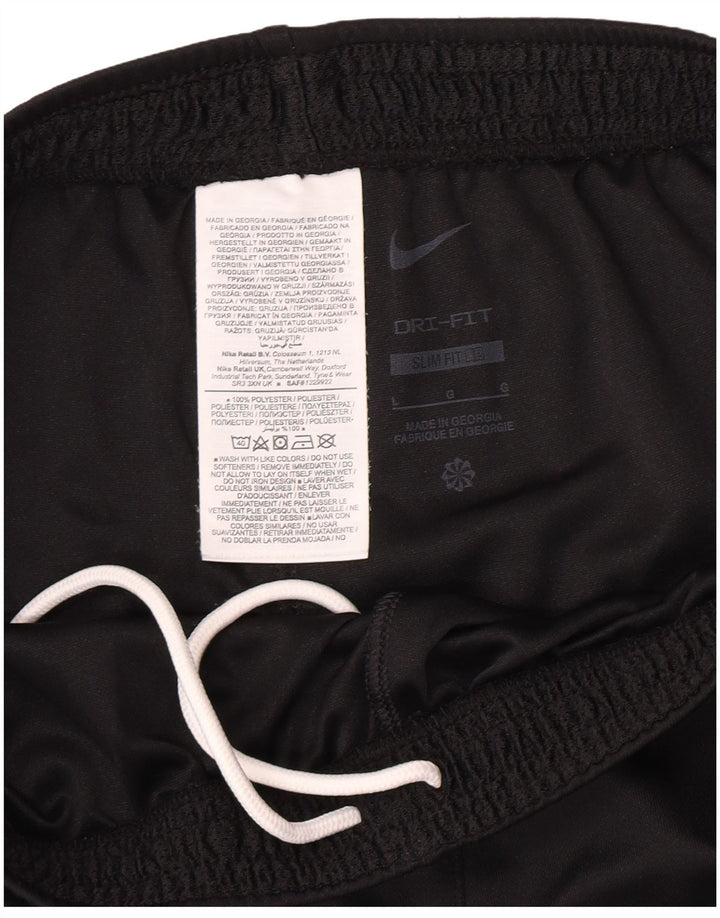 Męskie spodenki sportowe Nike Dri Fit Slim Fit, duże, czarne, poliestrowe