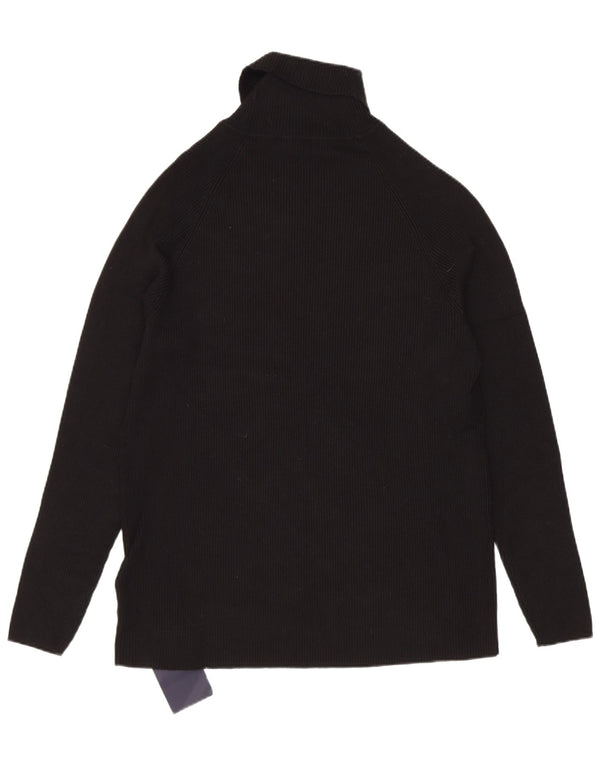 Marks & Spencer Damski top z długim rękawem UK 20 2XL Czarna wiskoza