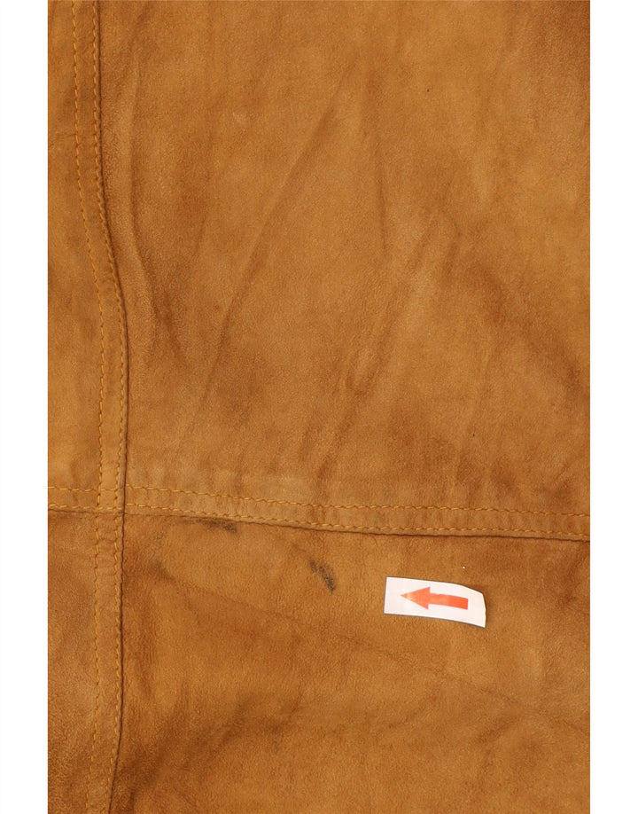 Conbipel Męska Zamszowa Kurtka Rozmiar 58 2XL Beżowa Skóra