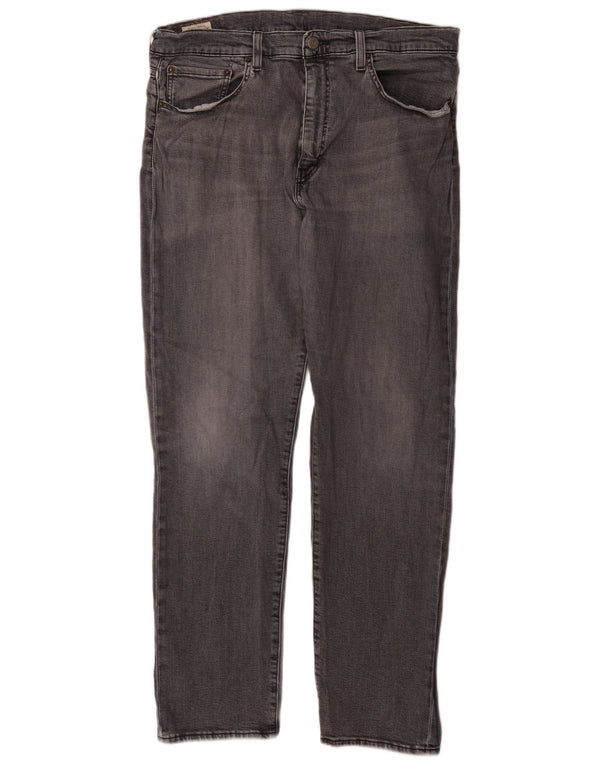 Męskie jeansy Levi's 502 Tapered W36 L34 Szara bawełna