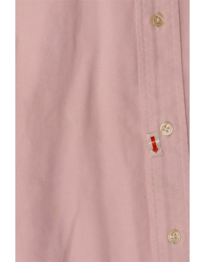 TOMMY HILFIGER Mens Shirt Medium Pink Cotton Vintage Tommy Hilfiger and Second-Hand Tommy Hilfiger from Messina Hembry 