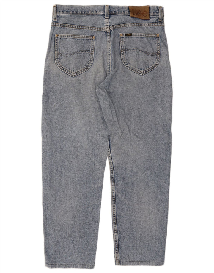 LEE Mens Brooklyn Tapered Jeans W34 L26 Blue Cotton