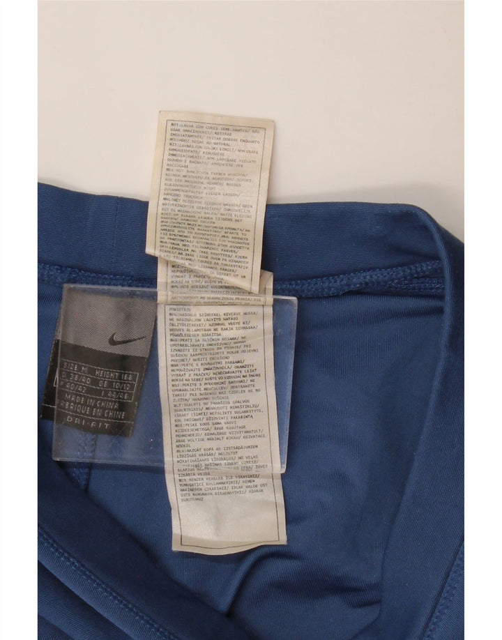 Damskie spodnie dresowe NIKE UK 10/12, średni niebieski, poliester z blokami kolorów