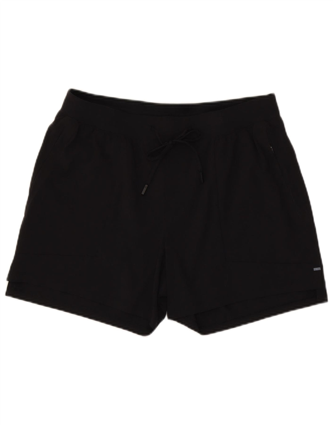 Damskie spodenki sportowe Lululemon, duże, czarne, nylonowe