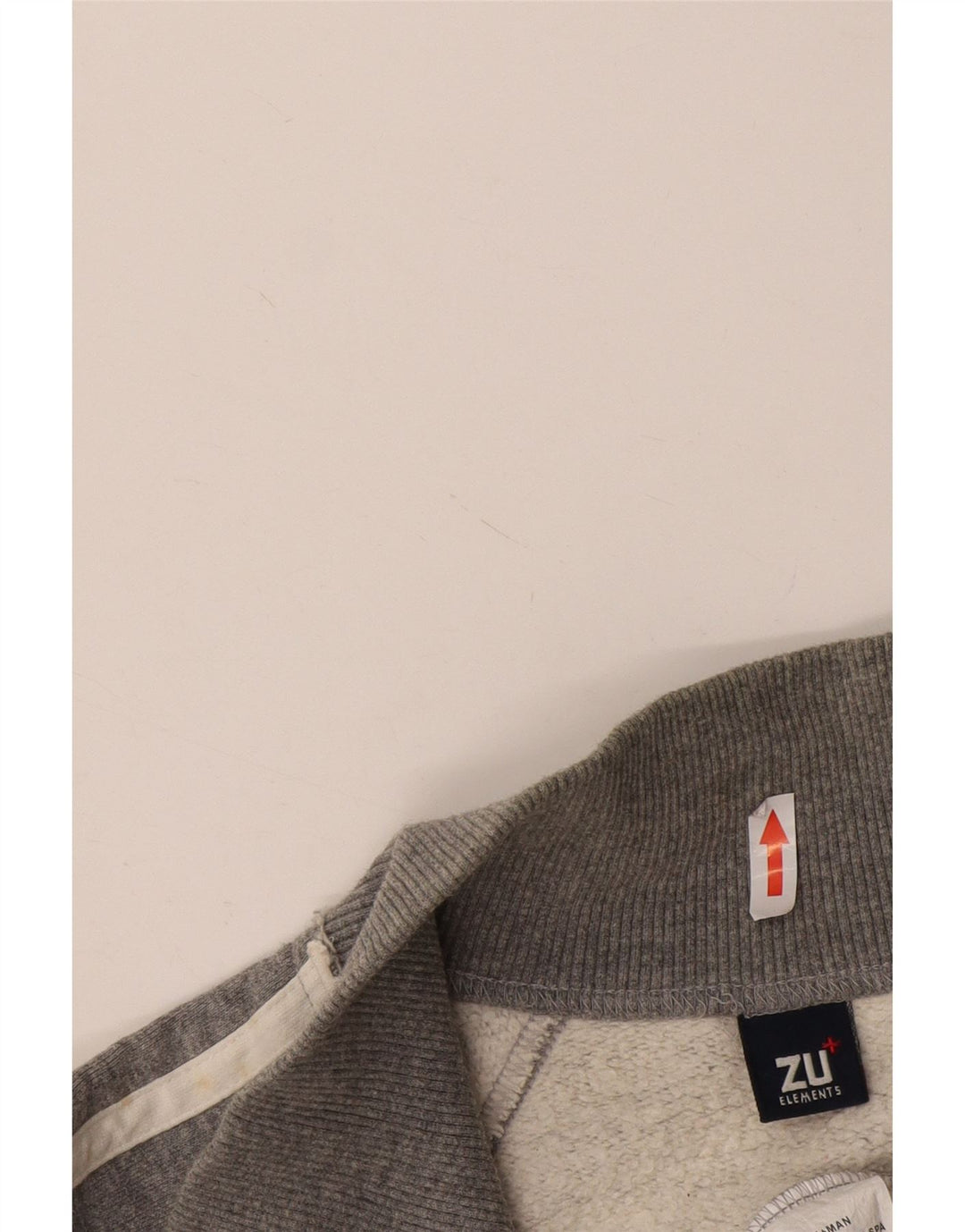 Męska bluza dresowa Zu Elements z grafiką, 2XL, szara, bawełniana, sportowa