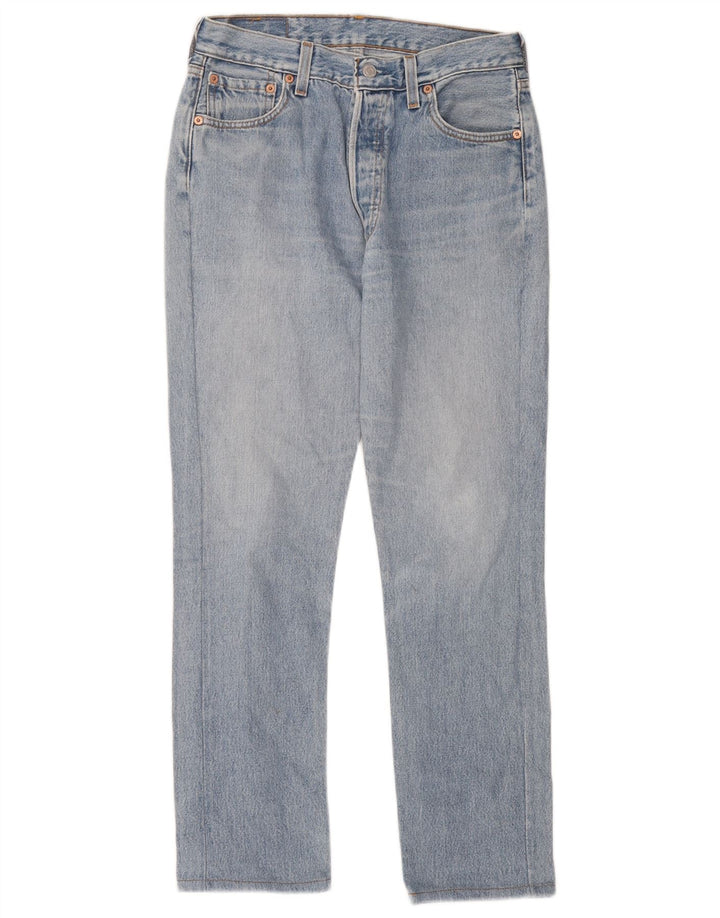 Męskie proste dżinsy Levi's W28 L28 Niebieskie bawełniane