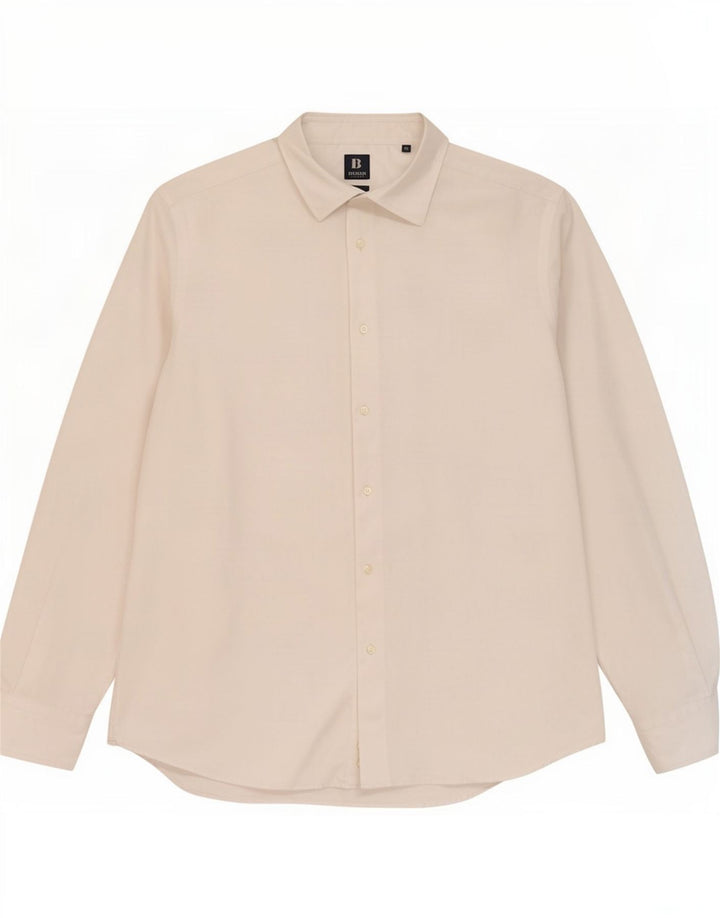 Koszula męska Boggi o regularnym kroju, rozmiar 44 17 1/2 XL, biała bawełna