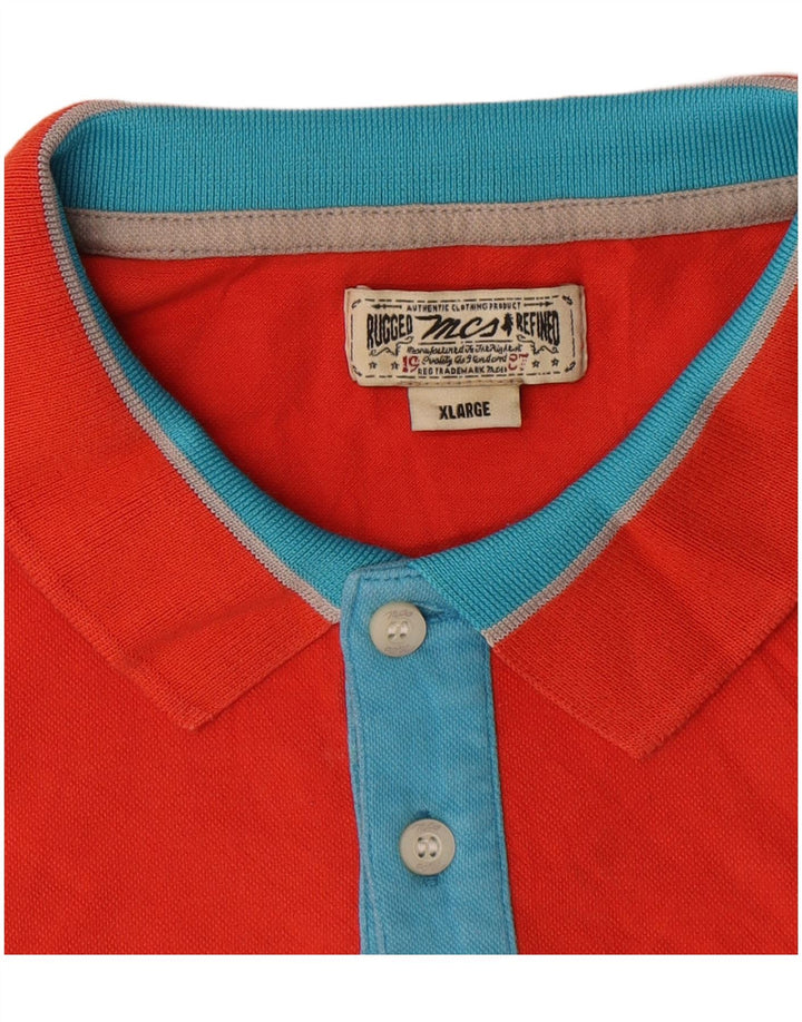 Męska koszulka polo Marlboro Classics XL Pomarańczowa