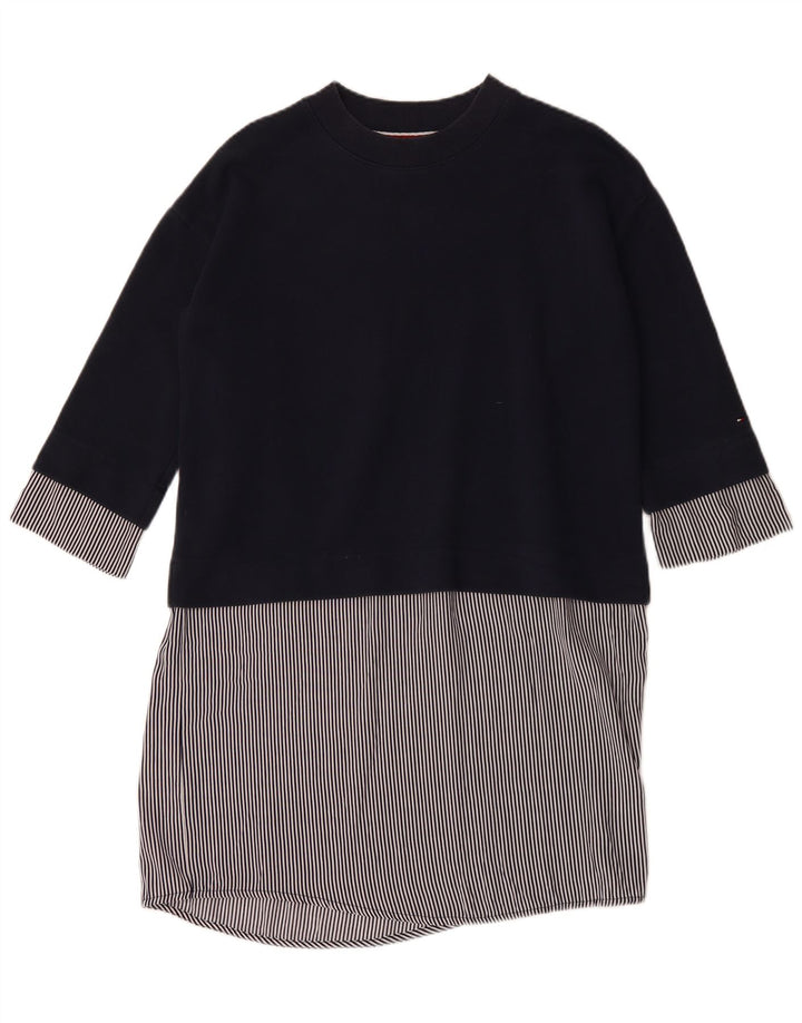 Damska sukienka typu shift TOMMY HILFIGER UK 14, średni granat, blok kolorów