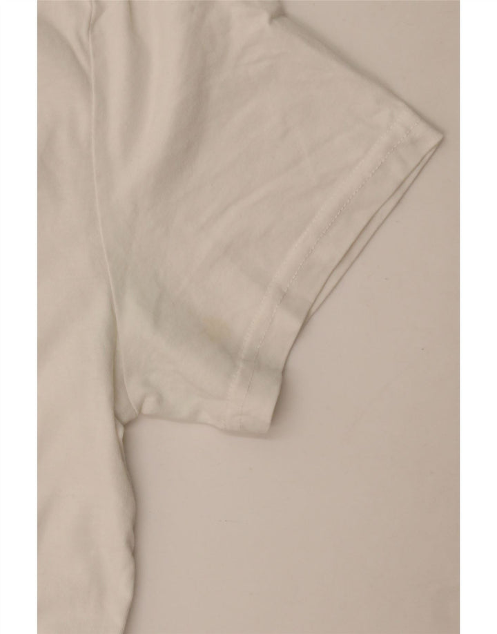Męska koszulka z grafiką Jack Wills, średnia, biała bawełna