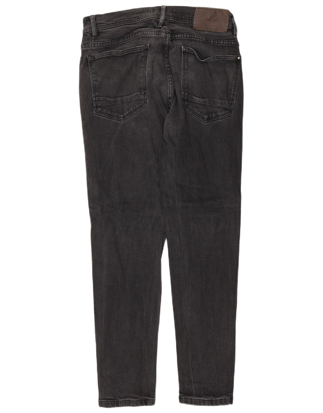 Męskie jeansy slim fit Zara EU 44 Large W34 L30 Szara bawełna