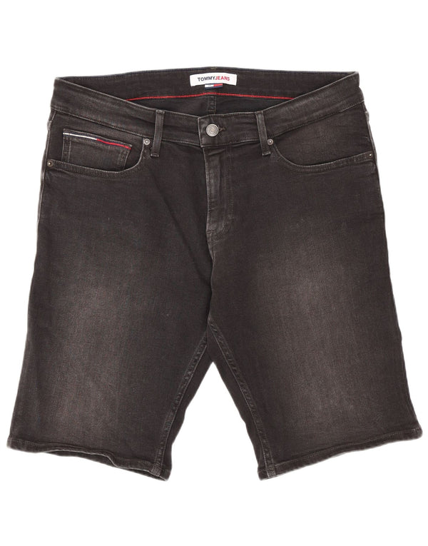 Męskie spodenki jeansowe Tommy Jeans W34, duże, czarne, bawełniane