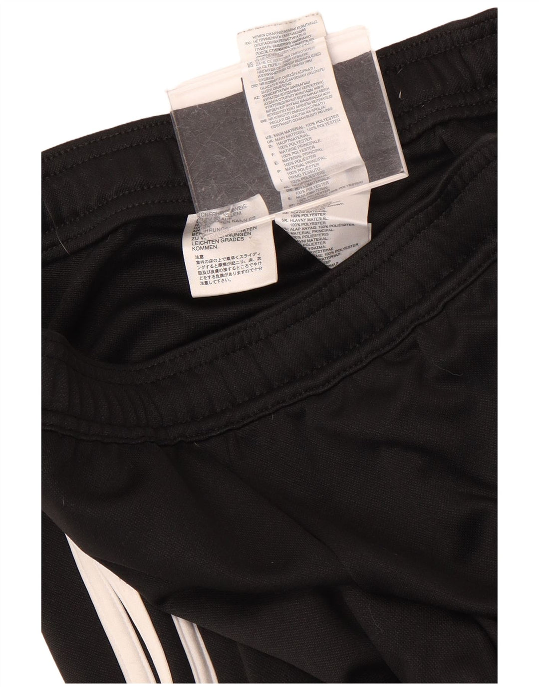 Męskie spodnie dresowe Adidas Climalite XS, czarny poliester