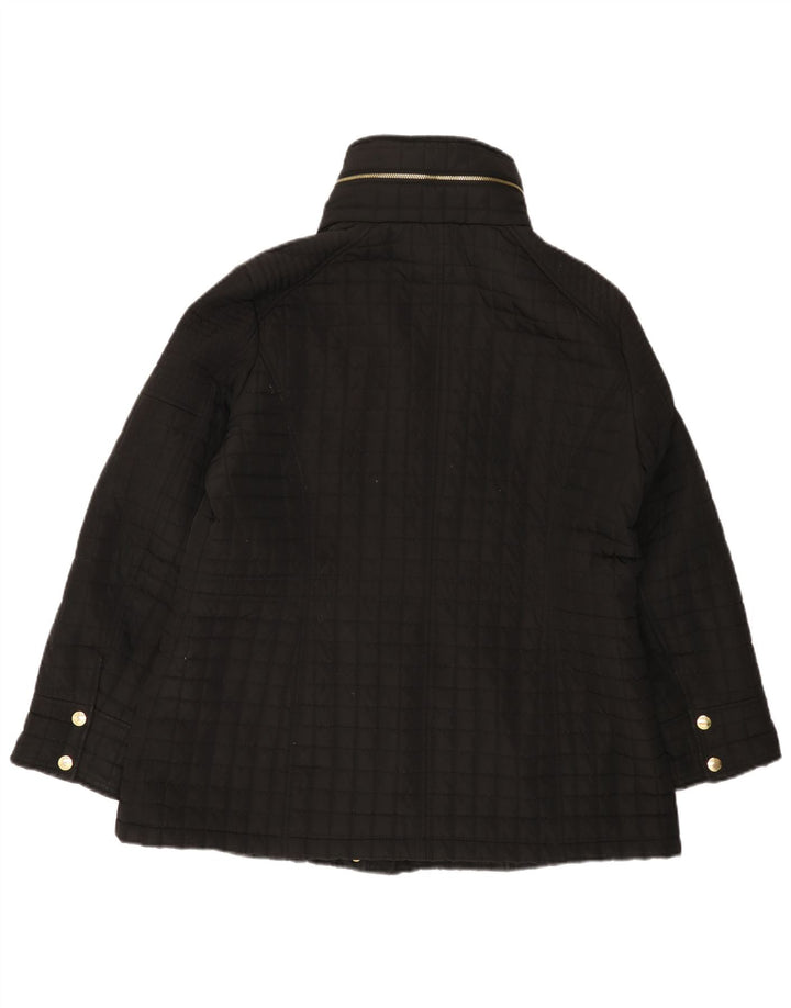 Damska pikowana kurtka MICHAEL KORS UK 18 XL, czarny poliester