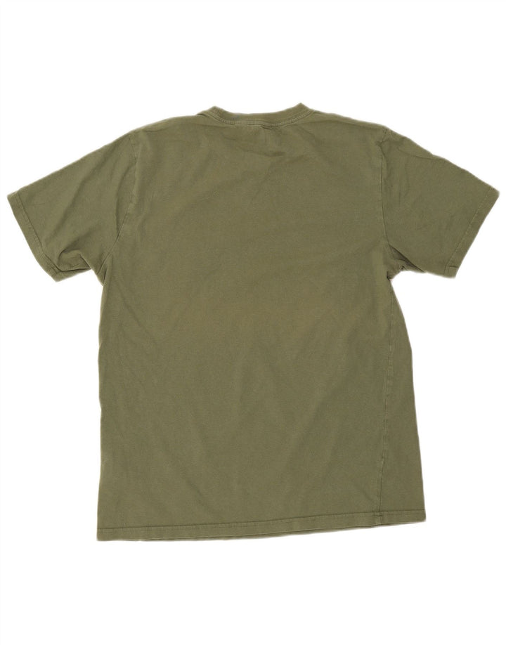 T-shirt męski Carhartt, mały, zielony, bawełniany