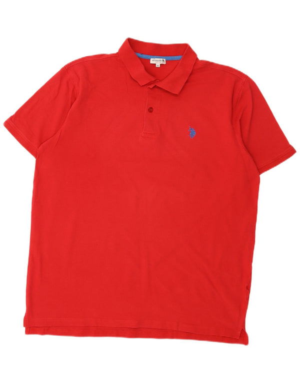 US Polo Assn. Męska koszulka polo 2XL czerwona