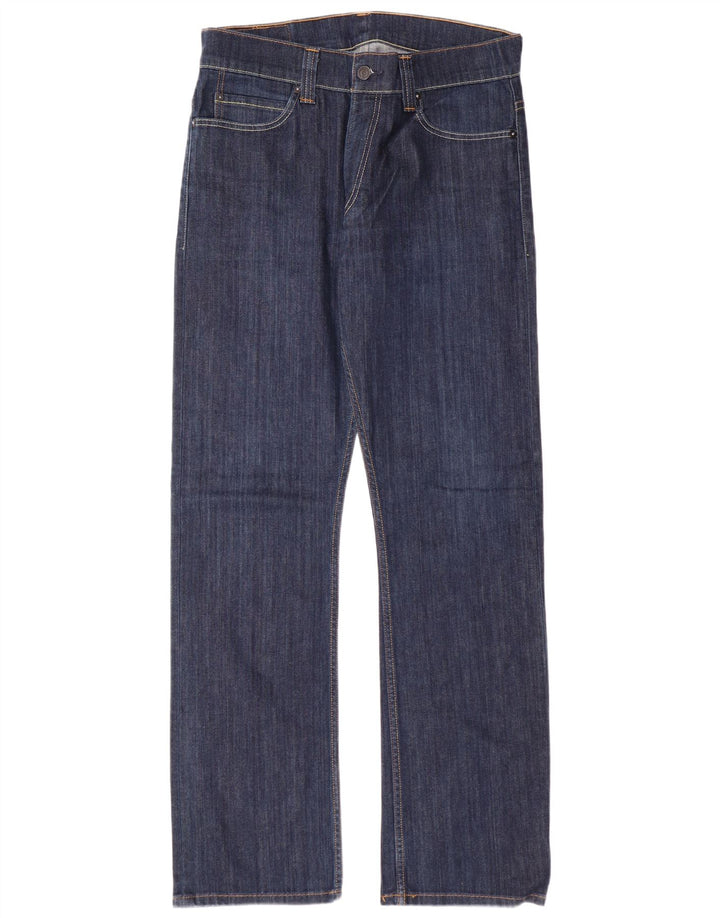 Męskie dżinsy Levi's 506 Straight W34 L34 Granatowa bawełna