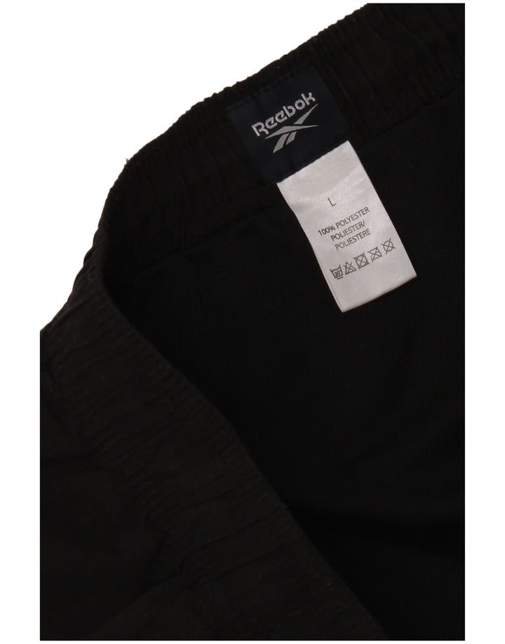 Damskie spodenki sportowe Reebok UK 16, duże, czarne, poliestrowe