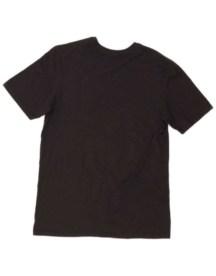 Męski T-shirt z grafiką Nike, średni czarny, bawełniany