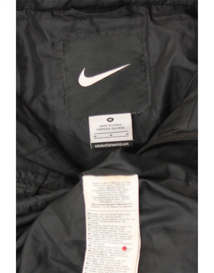 Męska wyściełana kurtka Nike Graphic UK 38, średni czarny poliester
