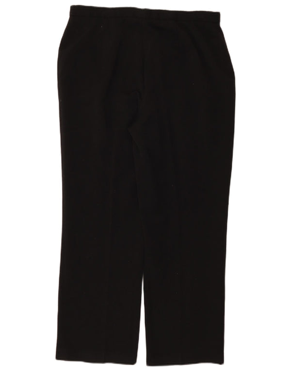 Marks & Spencer Damskie krótkie proste spodnie garniturowe UK 18 XL W32 L27 Czarne