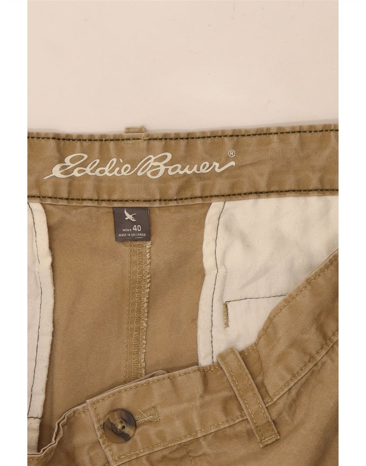 EDDIE BAUER Mens Cargo Shorts W40 XL Beige Vintage Eddie Bauer and Second-Hand Eddie Bauer from Messina Hembry 