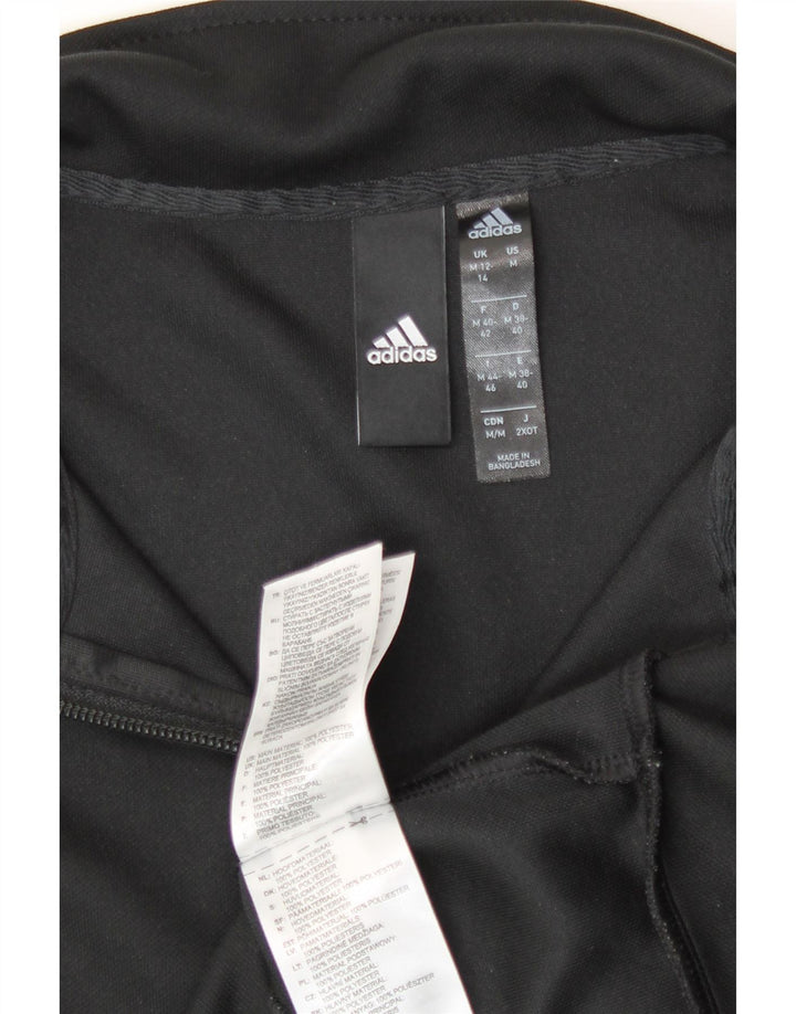 Damska bluza dresowa Adidas UK 12/14 Średni czarny poliester