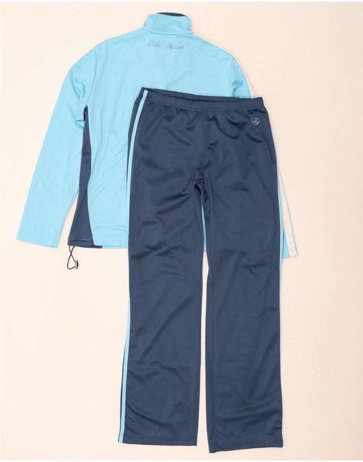 Damski pełny dres F.LLI Campagnolo IT 48 XL Niebieski poliester z blokami kolorów