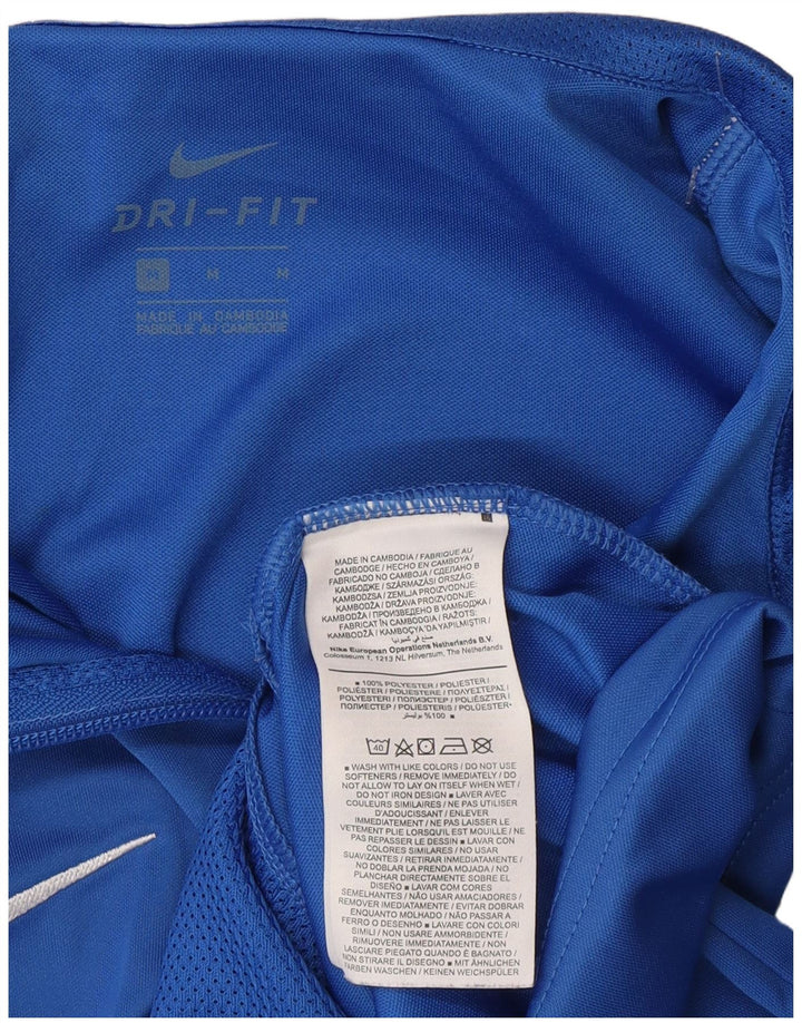 Damska kurtka dresowa Nike Graphic, średnia niebieska, poliestrowa, sportowa