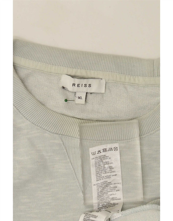 Męska bluza Reiss XL, szara, nakrapiana bawełna