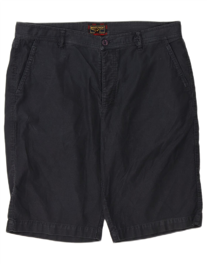 WOOLRICH Mens Chino Shorts W38 XL Navy Blue Vintage Woolrich and Second-Hand Woolrich from Messina Hembry 