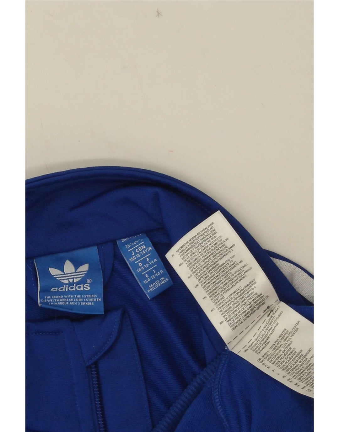 Chłopięca bluza dresowa Adidas z grafiką, 13-14 lat, niebieska, poliestrowa