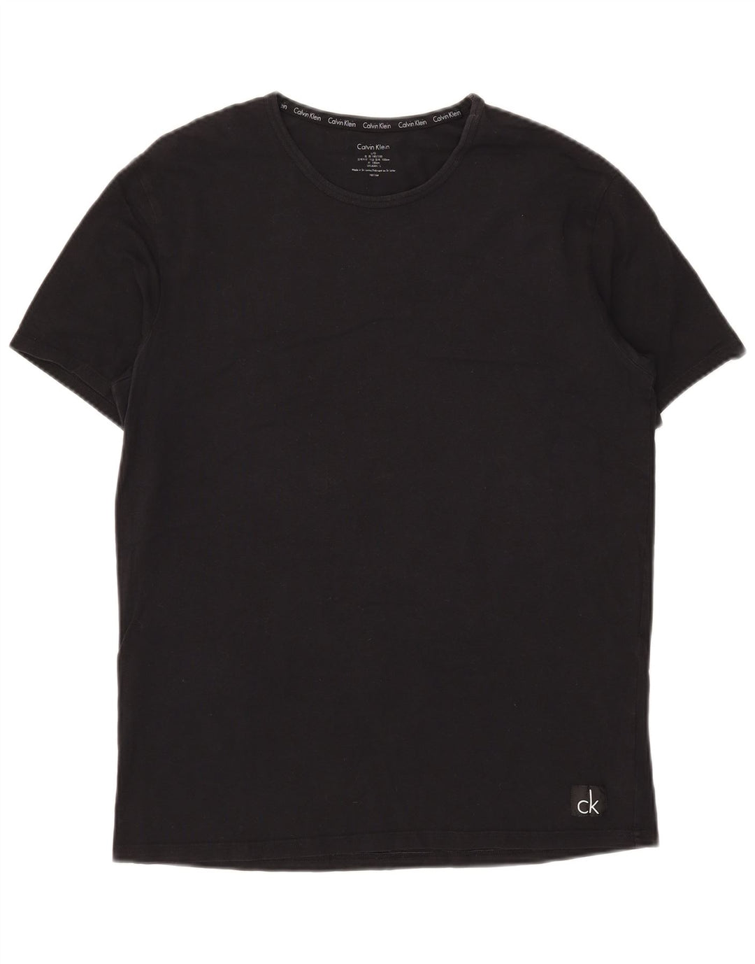 T-shirt męski Calvin Klein, duży, czarny, bawełniany