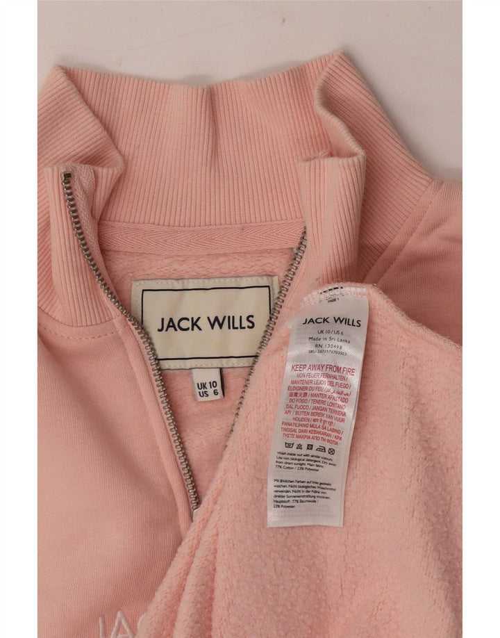 Damska bluza oversize Jack Wills z grafiką, UK 10, mały róż