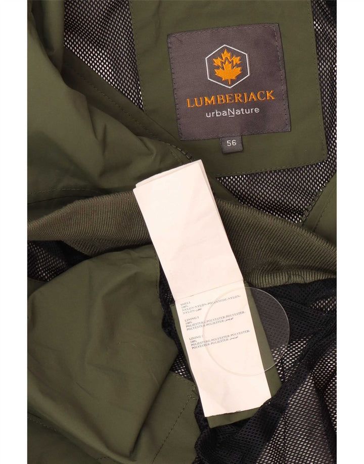 Męska kurtka bomberka Lumberjack EU 56 3XL Zielony nylon